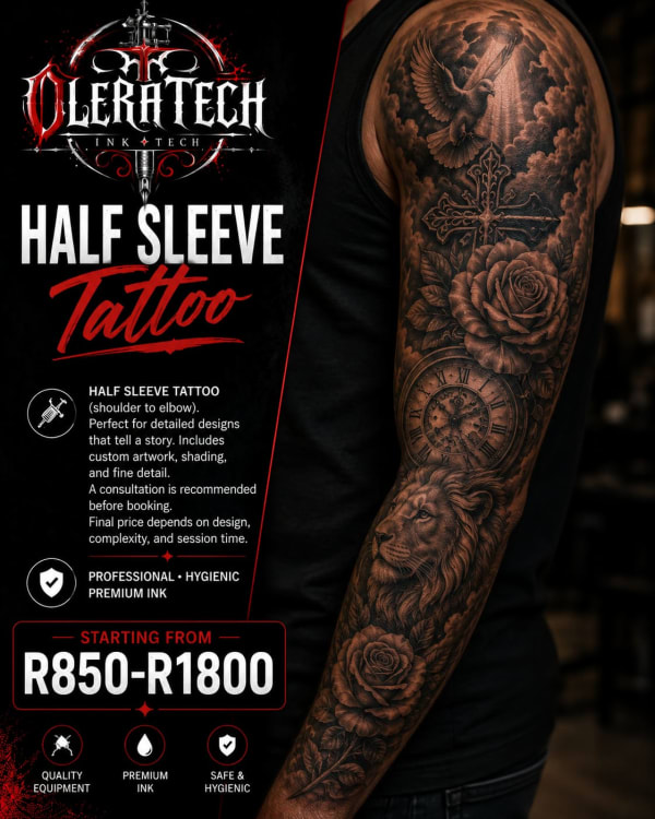 Half sleeve tattoo