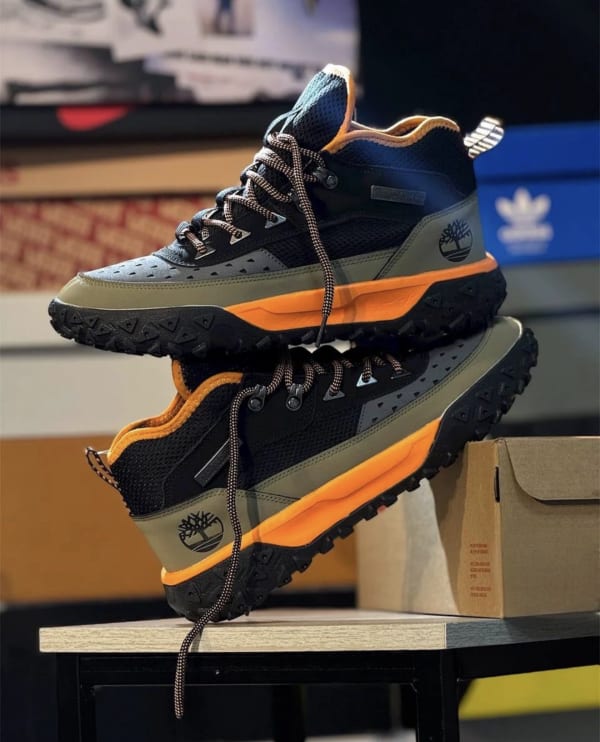 Orange n Olive green