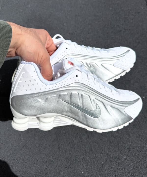 White and silver