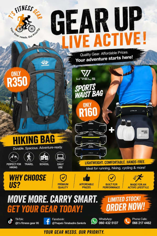Hiking Bag and Sports Waist Bag