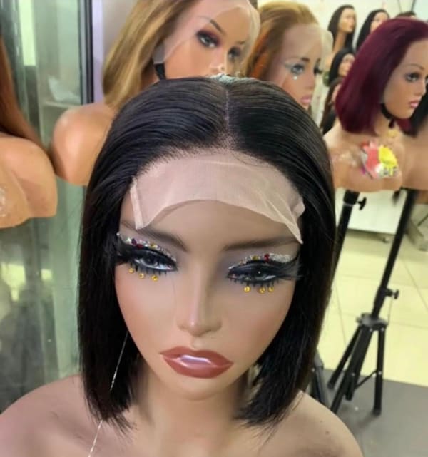 Glueless 4x4 8 inch bob
