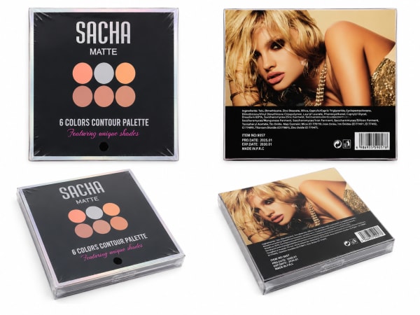 SACHA Matte 6-Color Contour Palette
