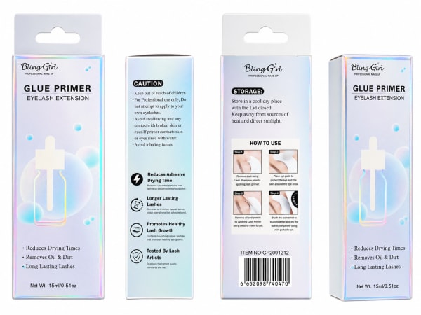 Bling Girl Glue Primer for Eyelash Extensions – 15ml