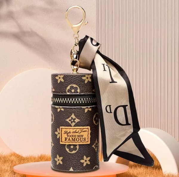 Silk Scarf Lipstick Bag - Printed