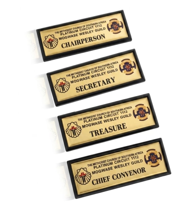 Clear Plastic Name Badge
