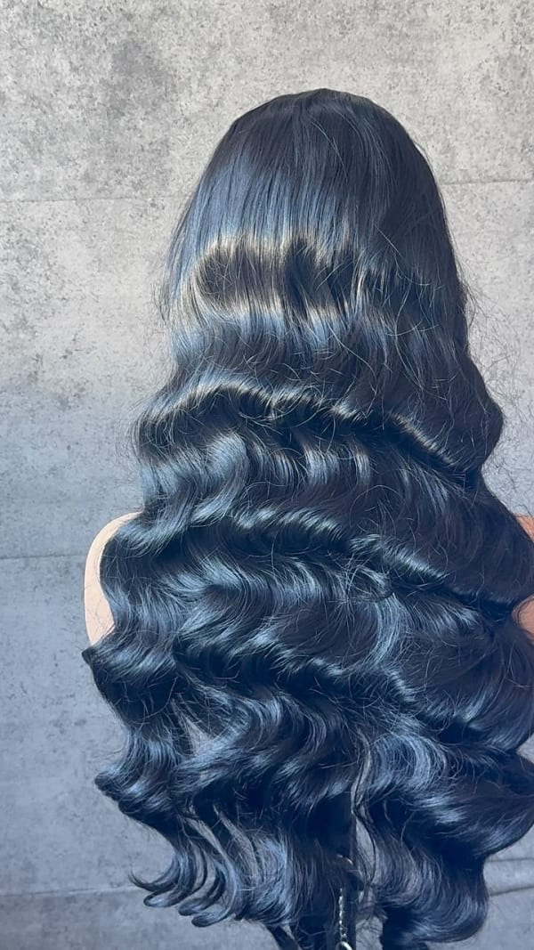 Black Synthetic Loosewave