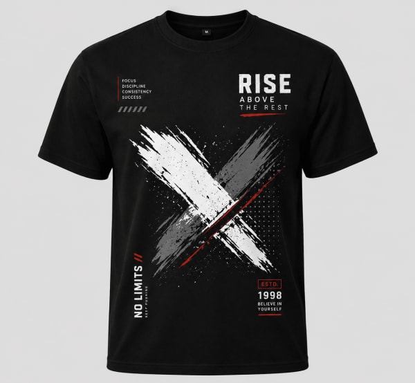Black and white tshirts