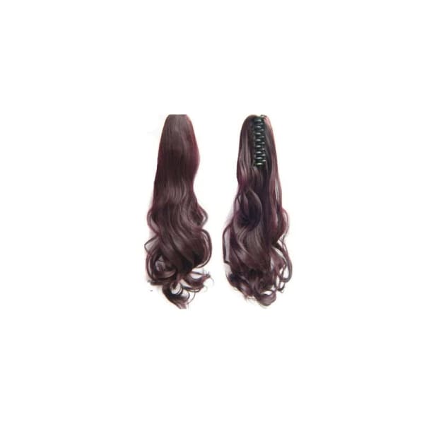 Brown clawgrip ponytail