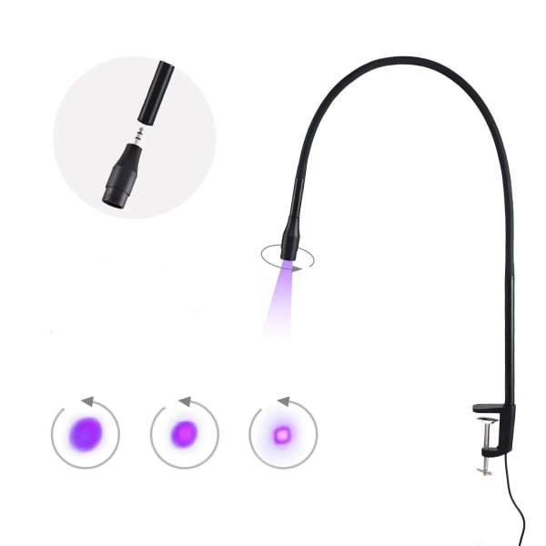 Foot step UV LED flash cure light for nails and lashes