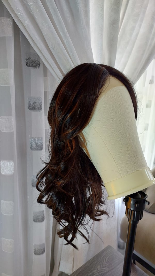 Black with Brown Highlights