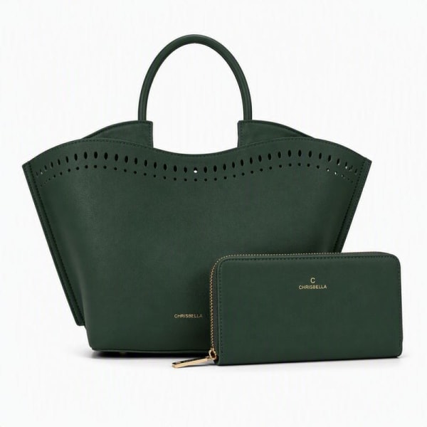 Chrisbella Signature Tote & wallet set