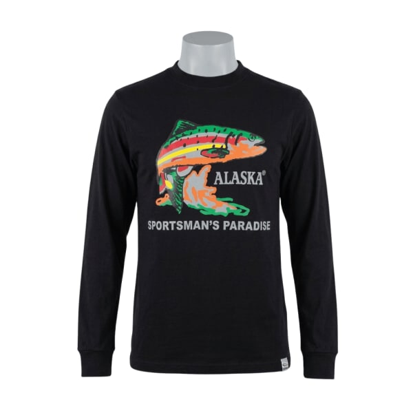 Alaska Black Long Sleeve T-shirt