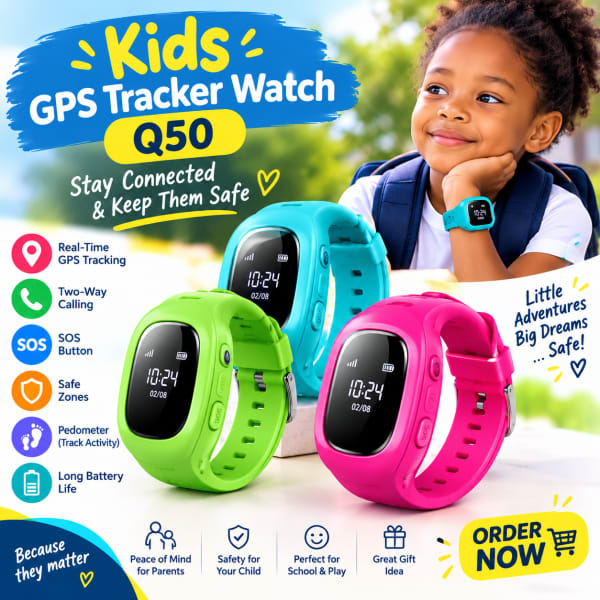 Kids GPS Tracker Watch Q50
