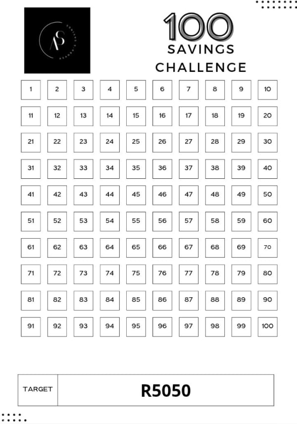 Pdf 100 Envelope Savings Challenge