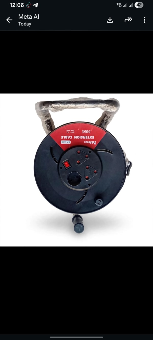 50 metre extension reel