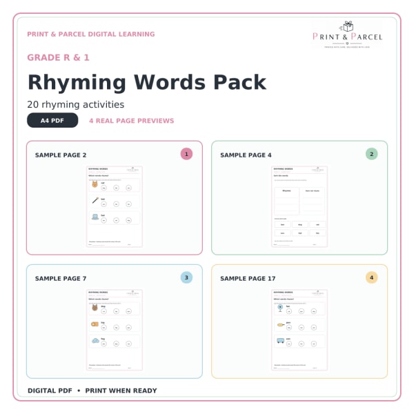 Grade 1_Rhyming_Words_Pack
