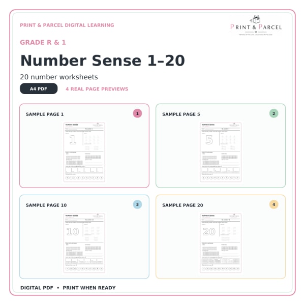 Grade R Number_Sense_1_to_20