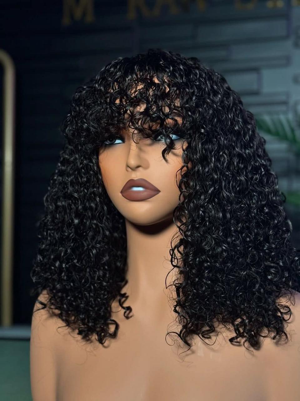 Brazilian curly fringe weave