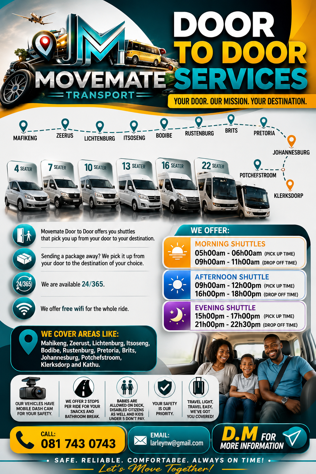Mafikeng to Johannesburg