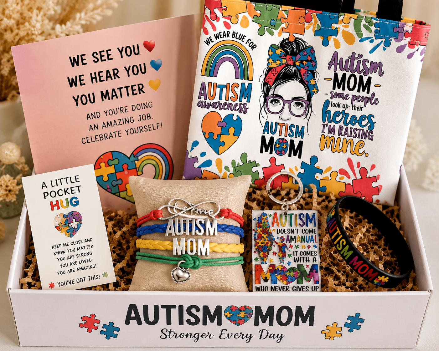 Autism Awareness Hug Box