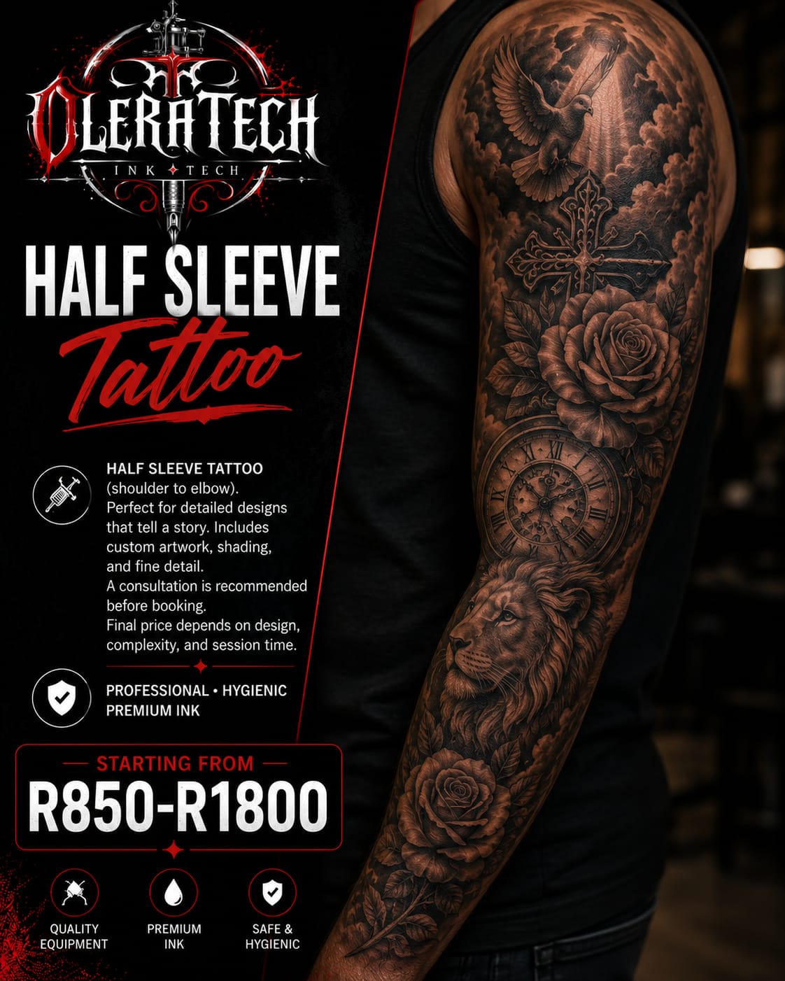 Half sleeve tattoo