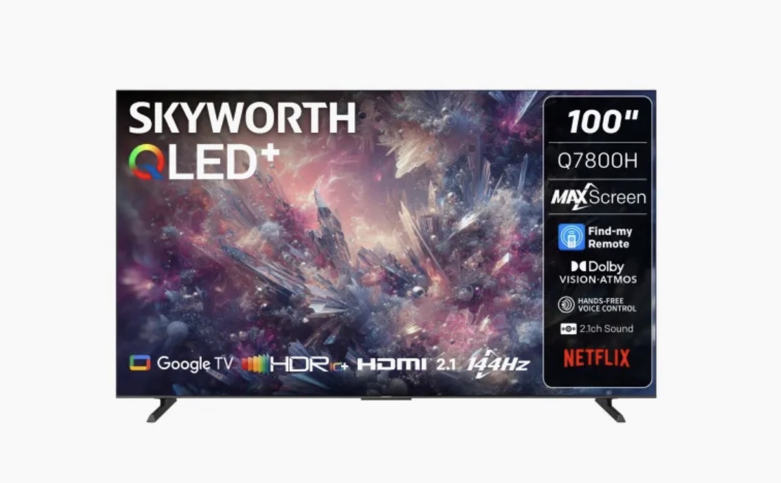 Skyworth 4K QLED 100” GOOGLE TV