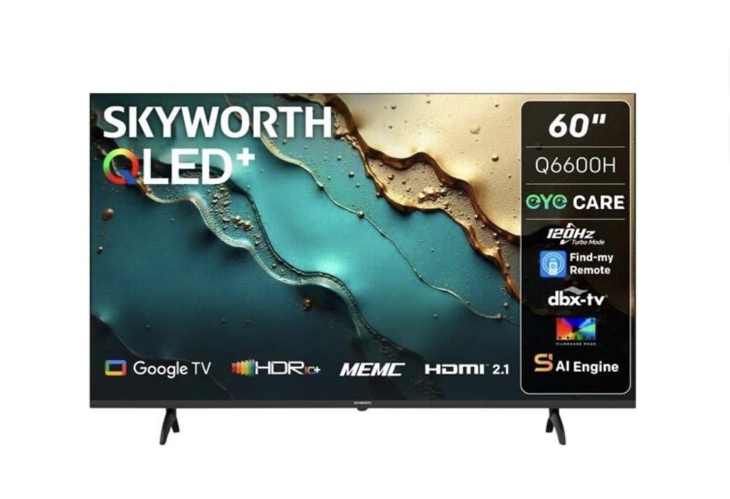 Skyworth 4K QLED 60”GOOGLE TV