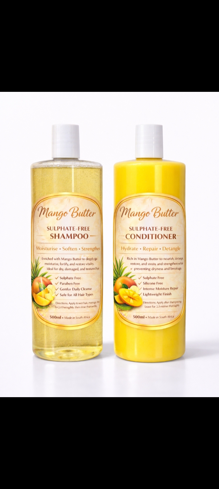 Mango Butter Shampoo+Conditioner Set 250ml