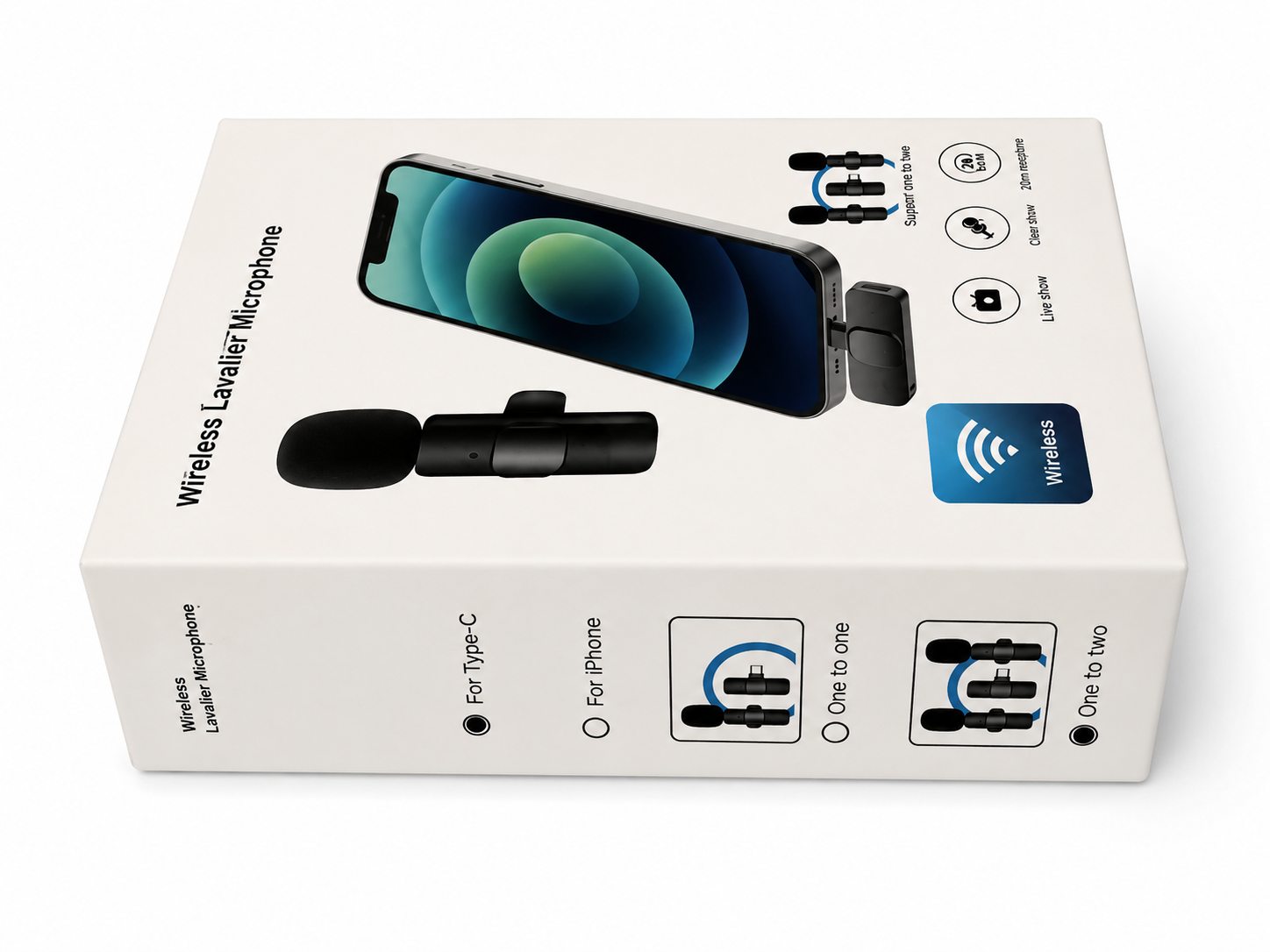 Wireless Lavalier Microphone for Type-C Phones