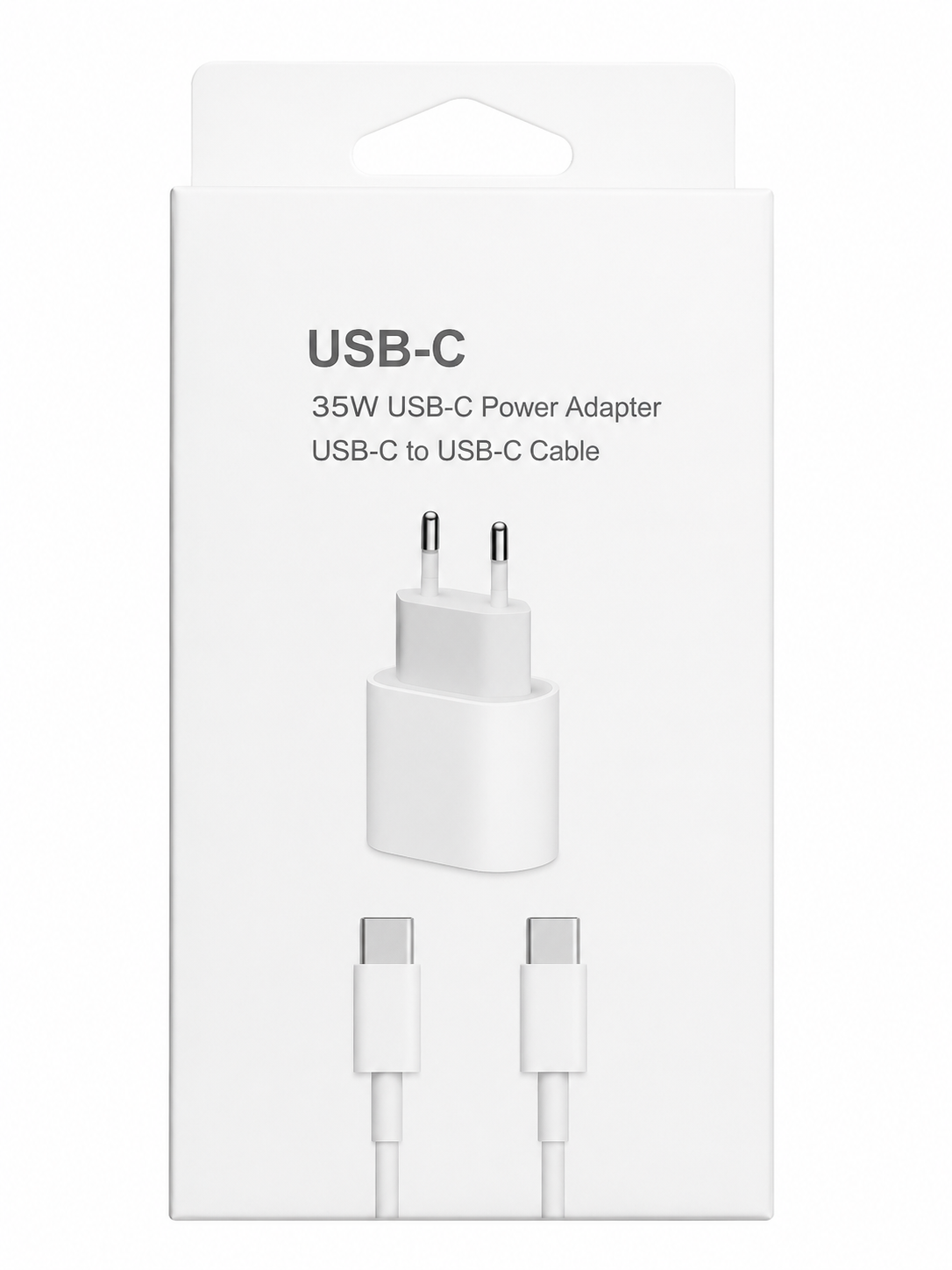 35W charge USB-C Power Adapter and USB-C to USB-C Cable