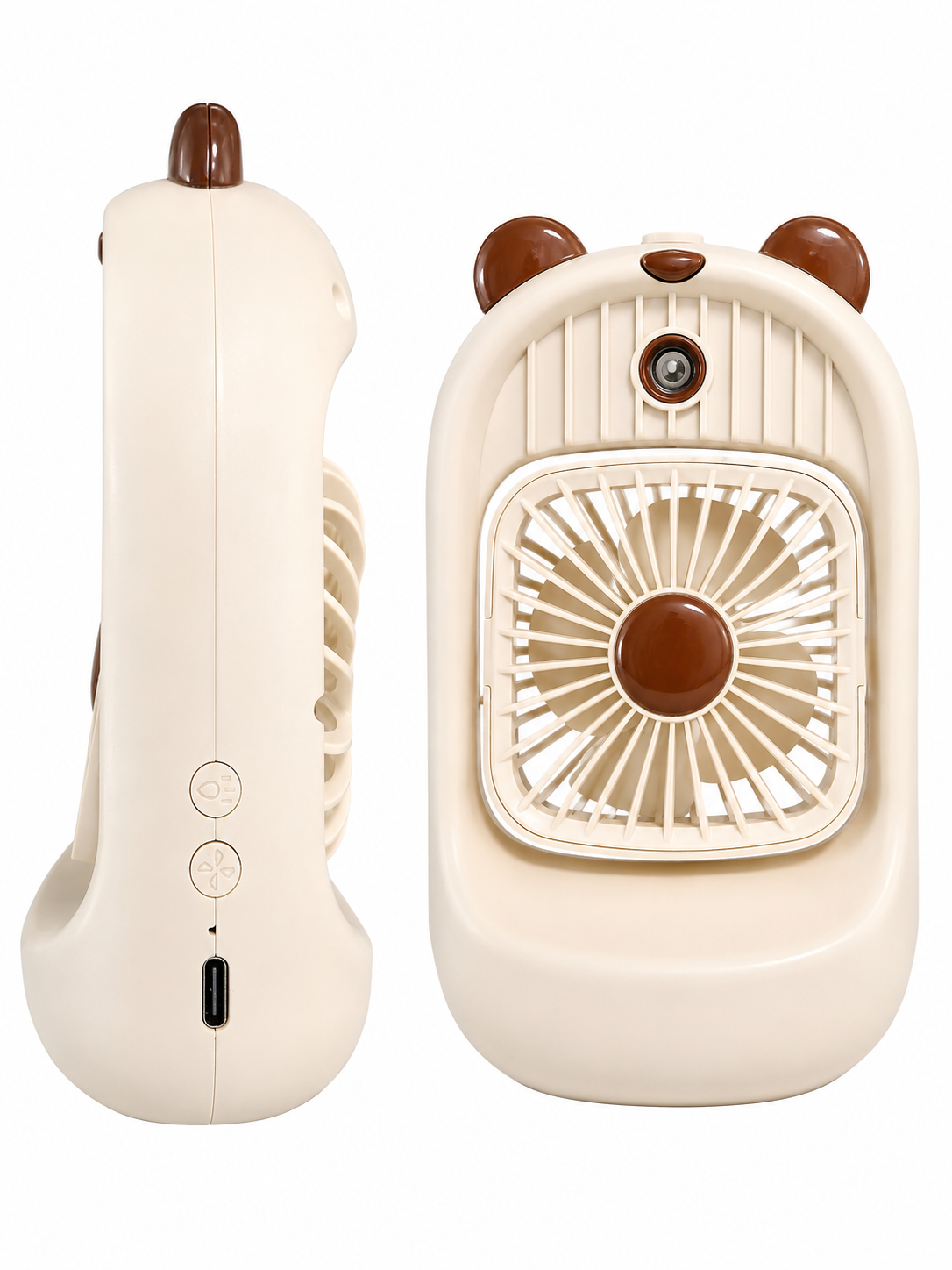 Freezing Point Spray Bear Desktop Fan