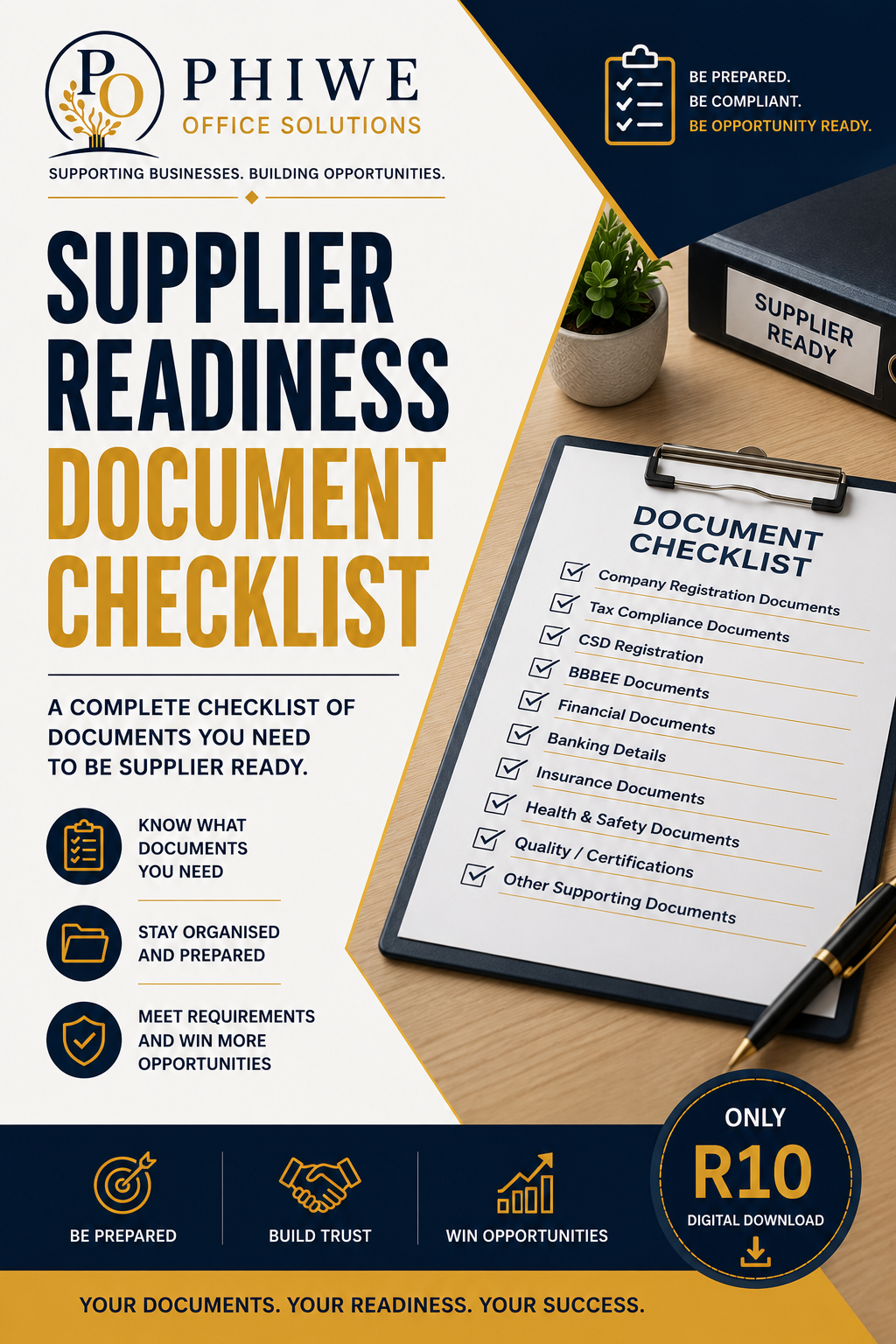 Supplier Document Checklist