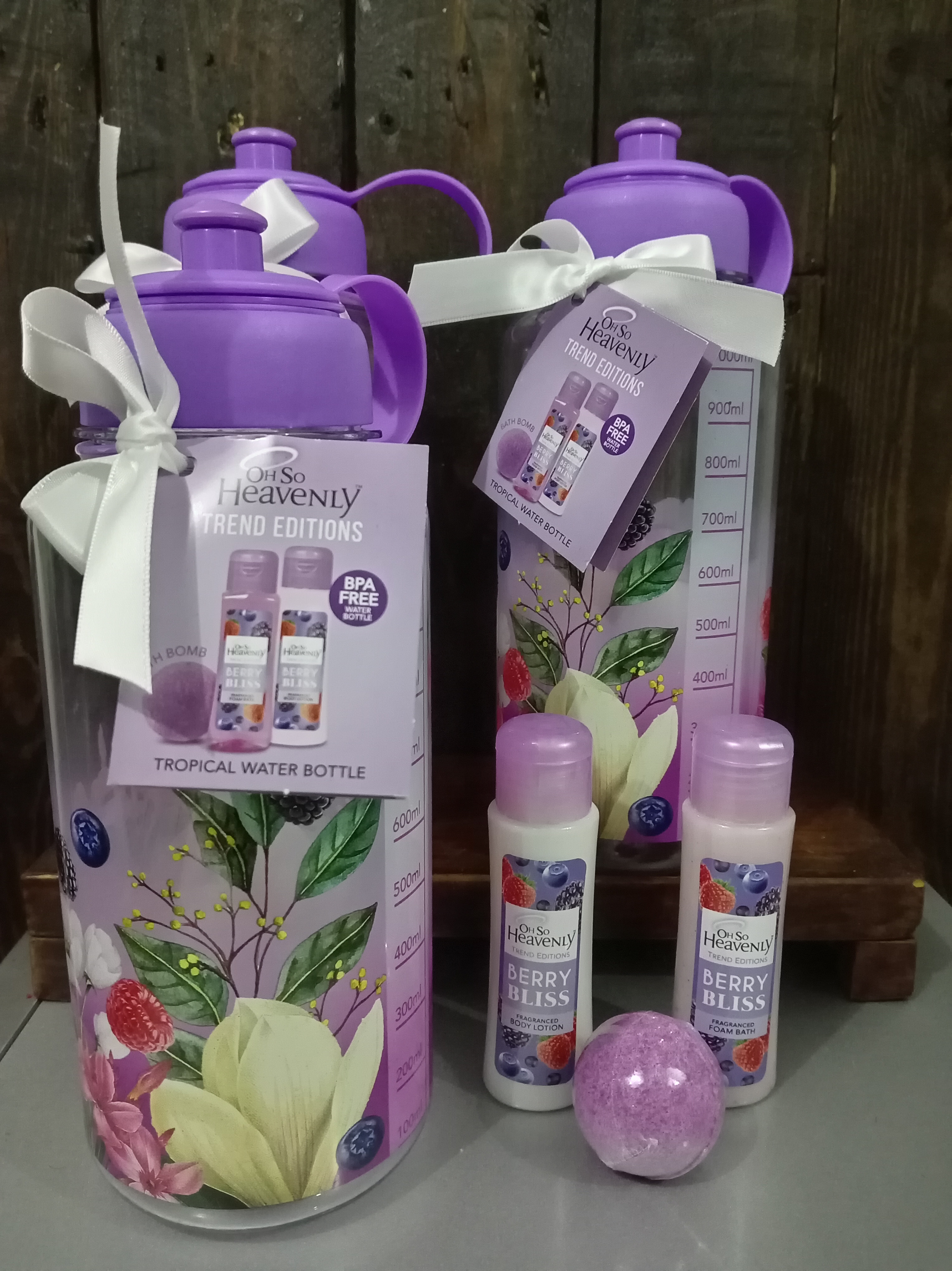 Oh So Heavenly tropical water bottle
