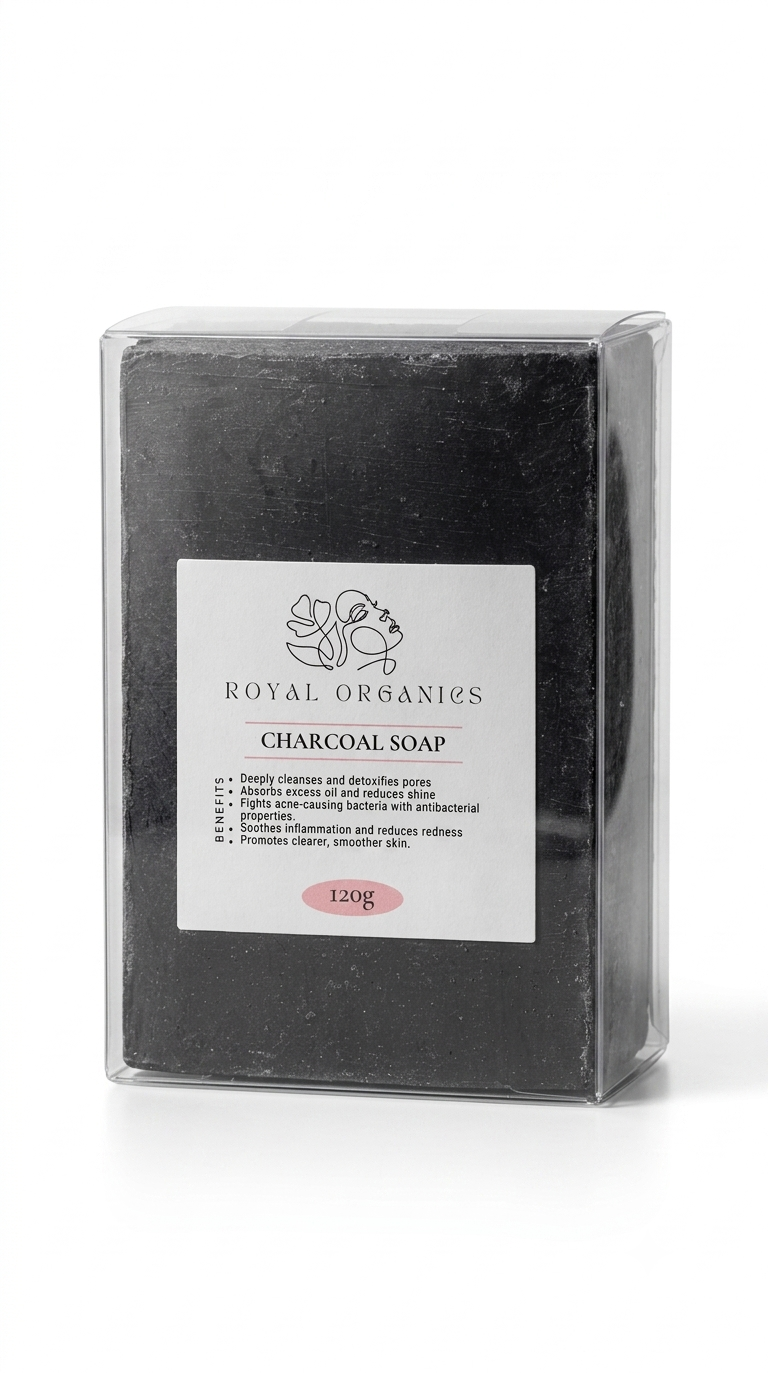 Charcoal soap