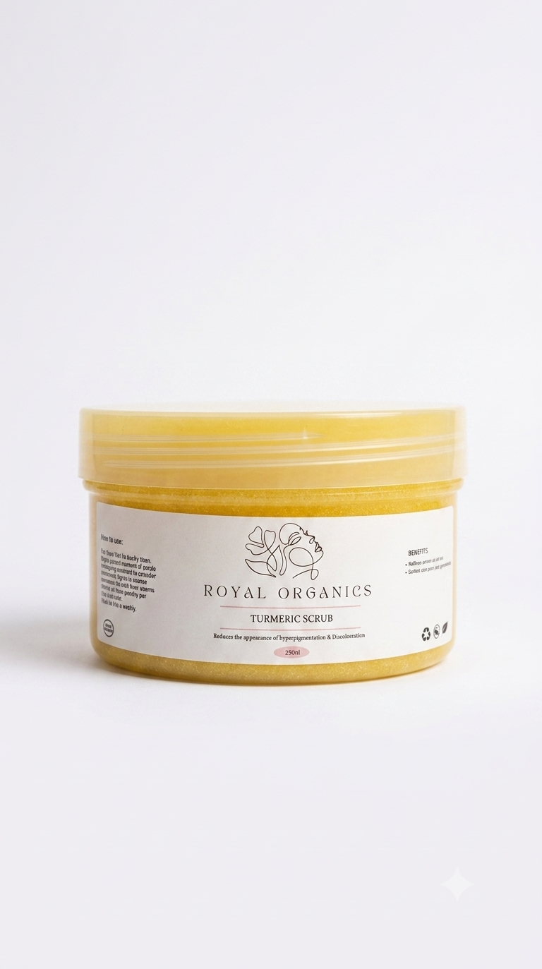 Turmeric scrub