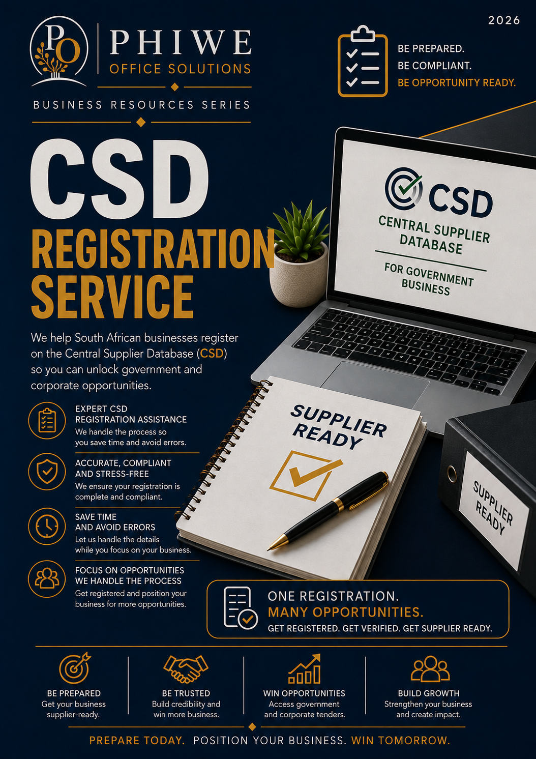 CSD Registration & Supplier Onboarding