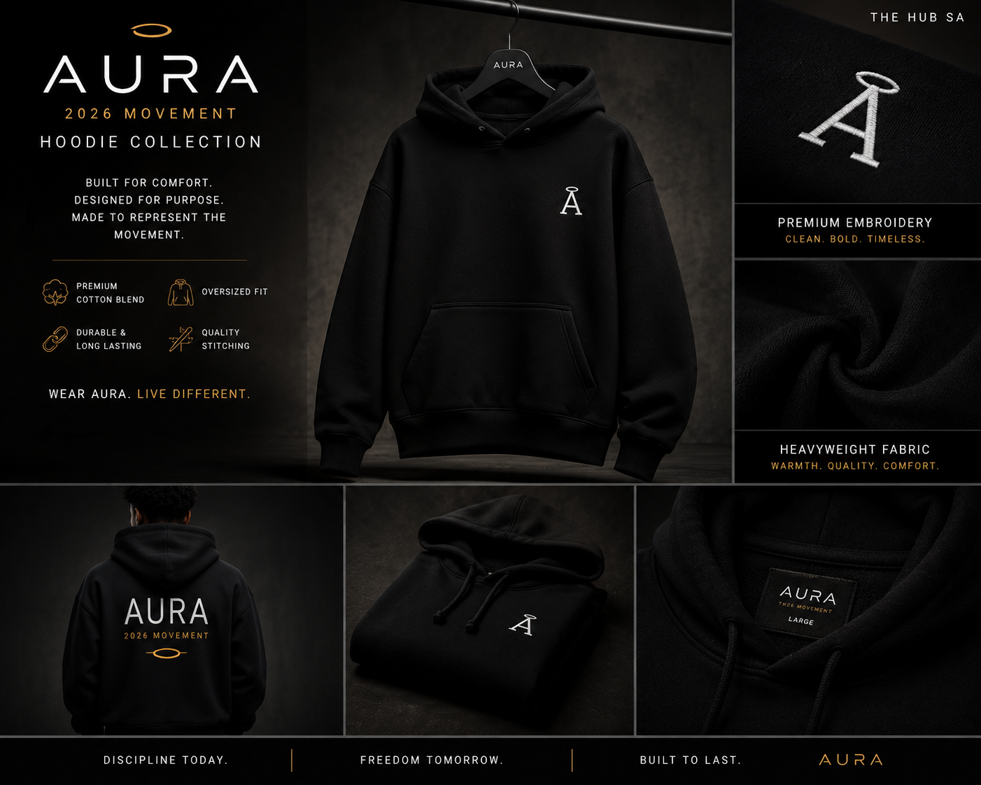 AURA streetware hoodie
