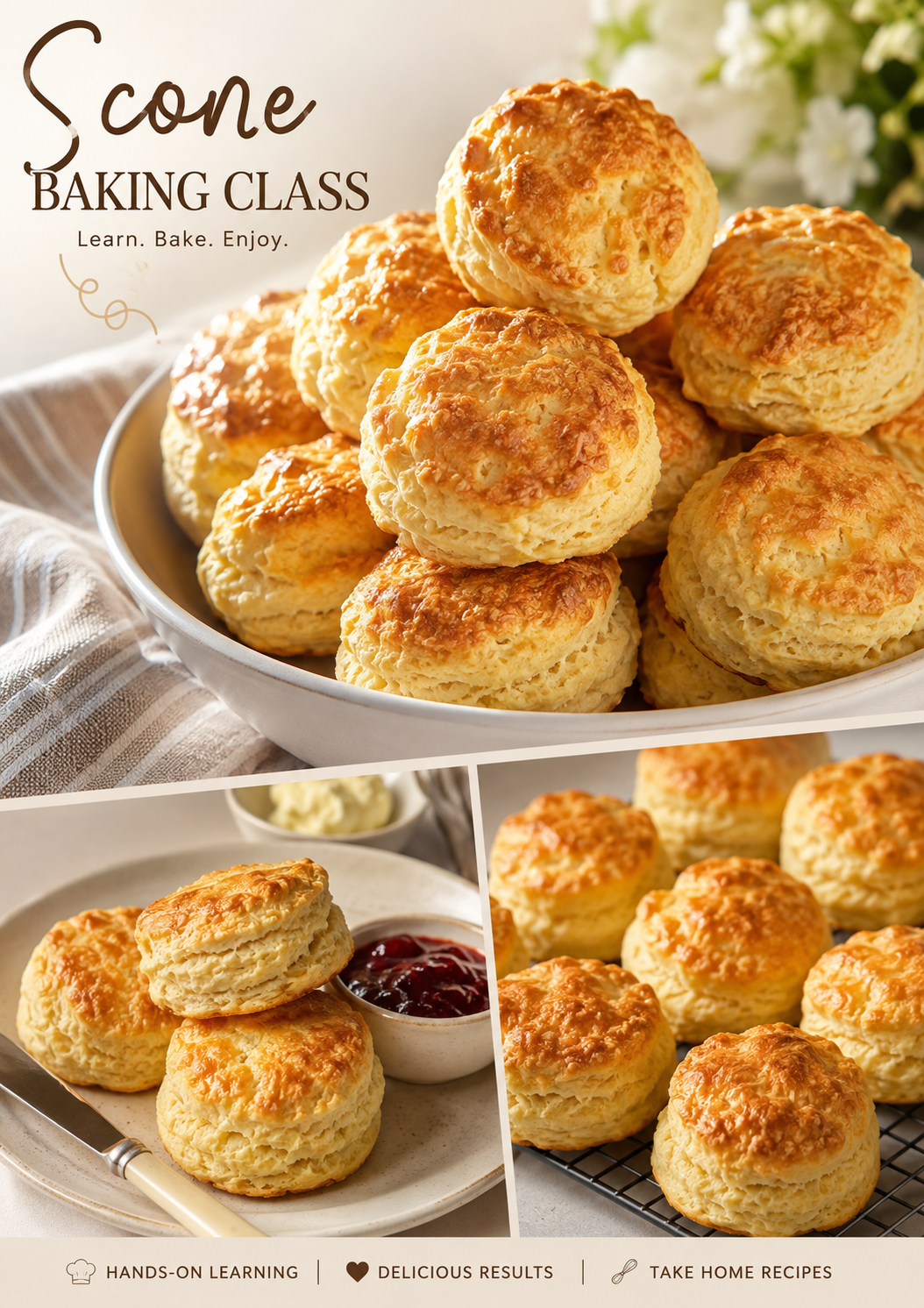 Scones baking class