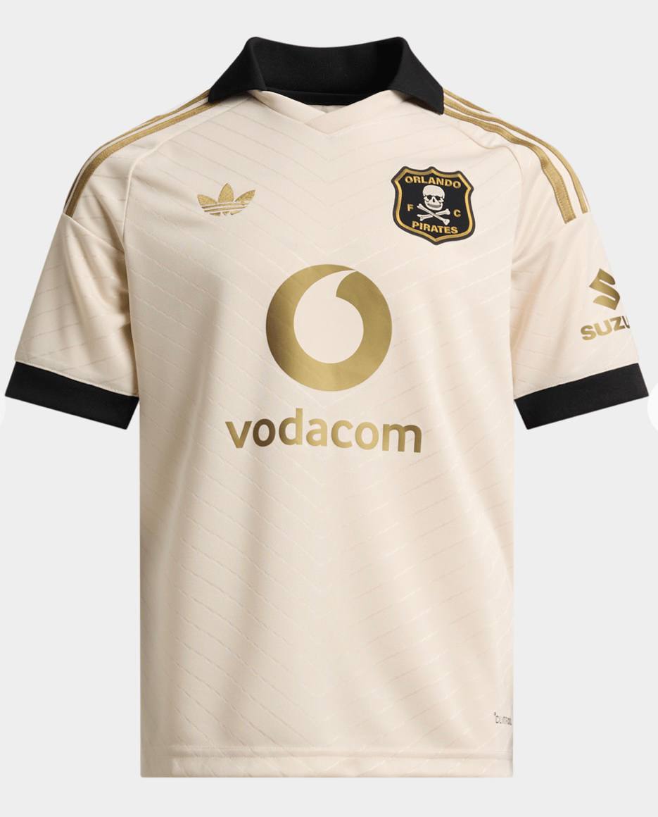 adidas Youth Orlando Pirates Away 26/27 Cream Stadium Jersey