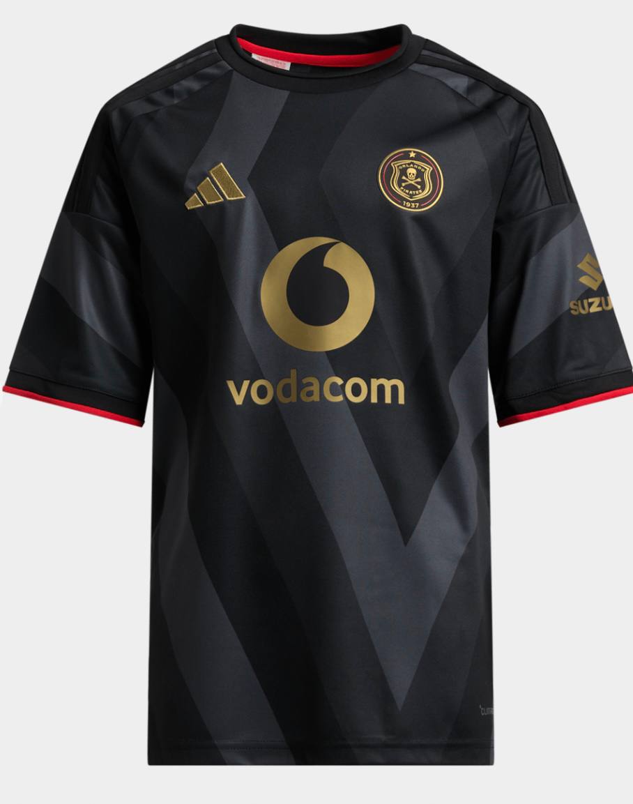 adidas Youth Orlando Pirates Away 26/27 Black Stadium Jersey