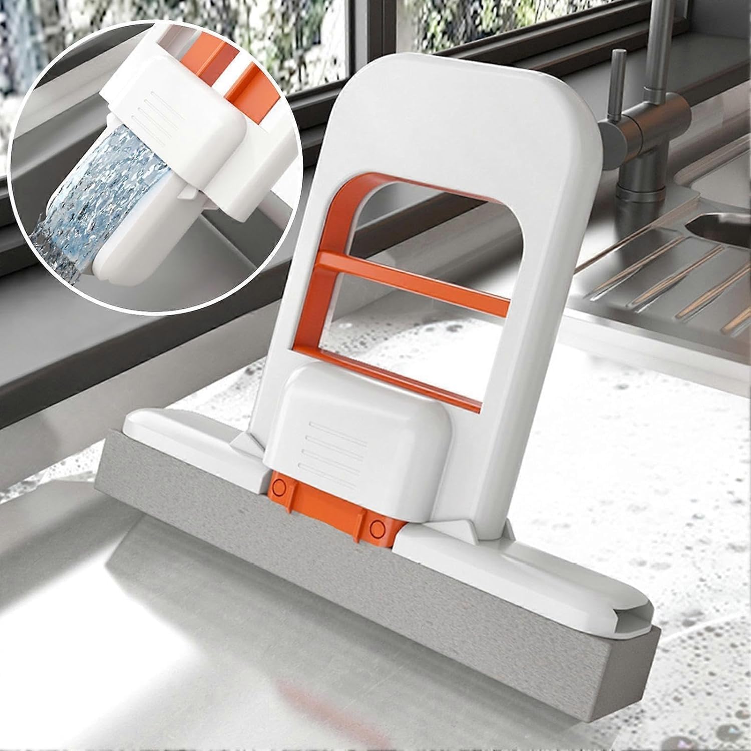 Foldable mini mop