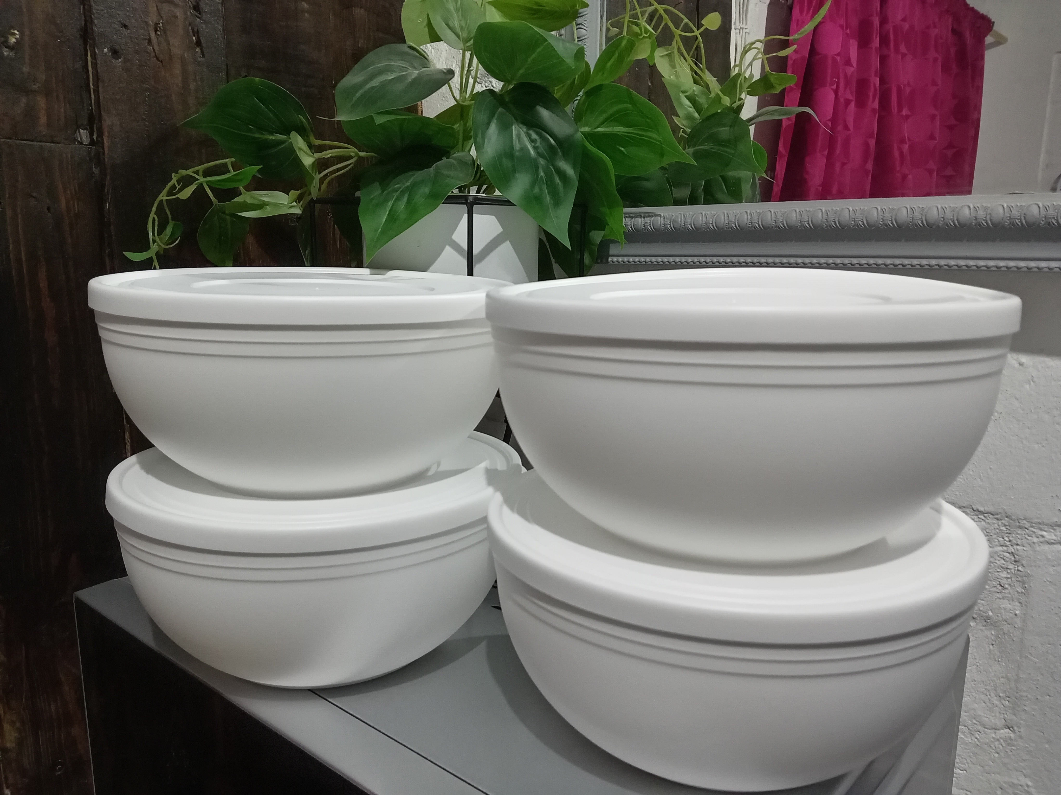 Plastic bowls