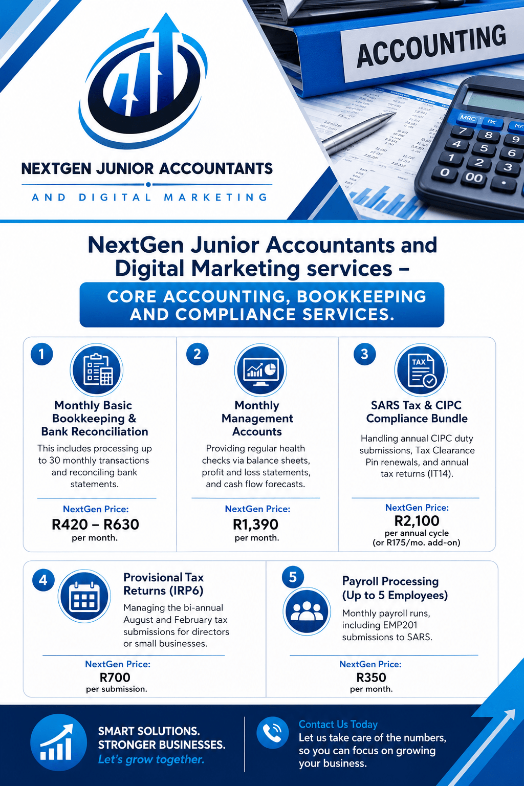 ACCOUNTING, BOOKKEEPING AND TAX SERVICES