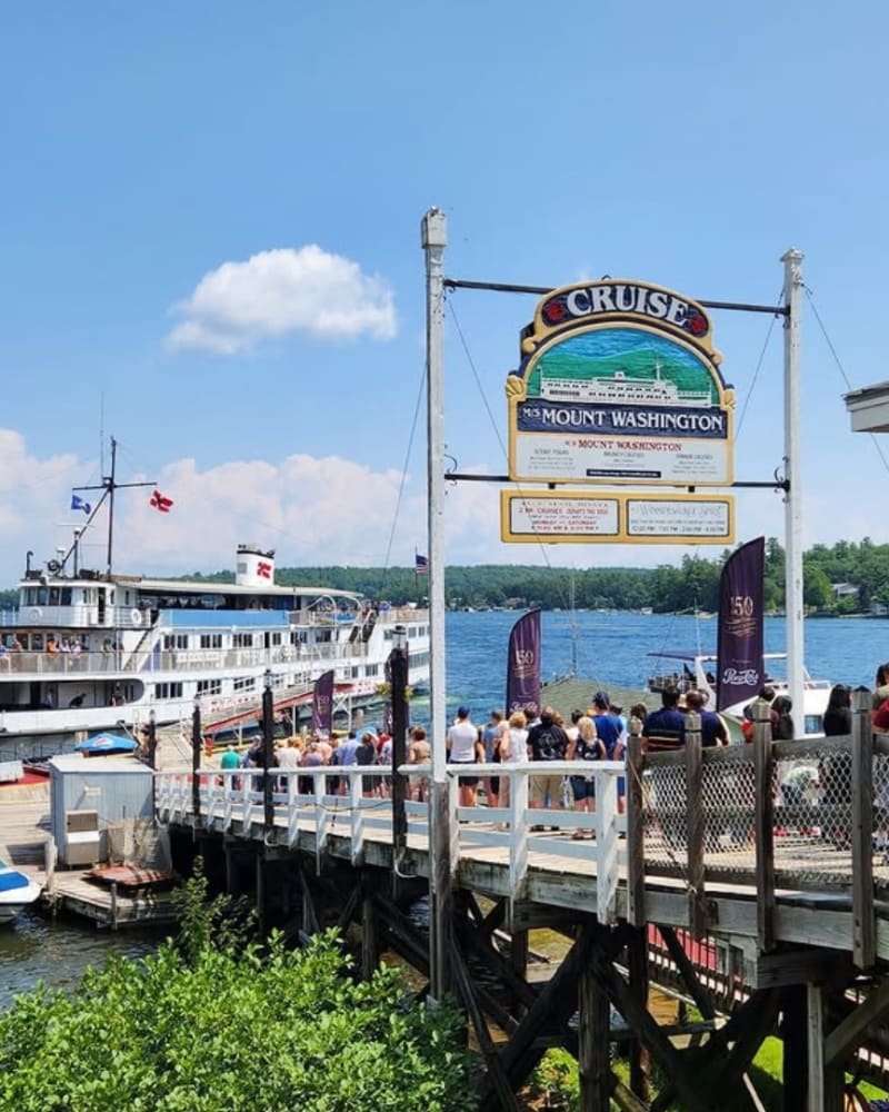 The M/S Mount Washington on Lake Winnipesaukee