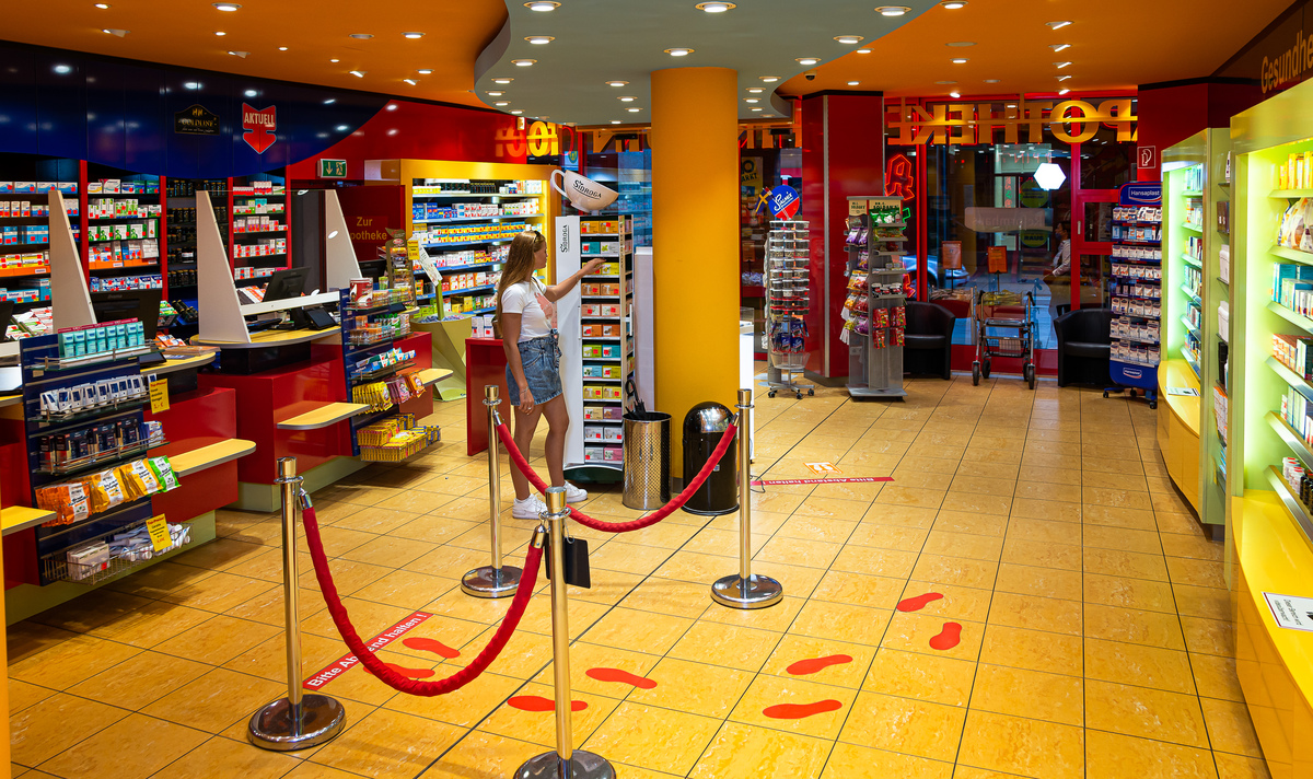 Eingang der Apotheke in der Königstraße