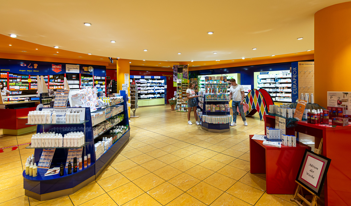 Große Kosmetika-Auswahl