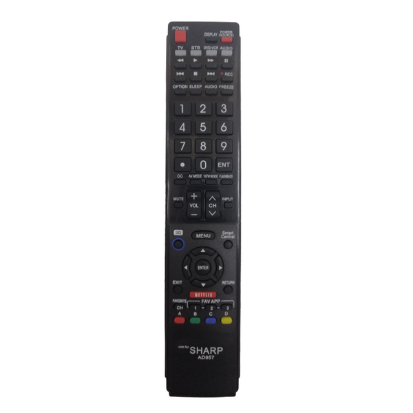 CONTROL MULTIPLATAFORMA PANTALLA DVD TV VCR AUDIO SMART SHARP