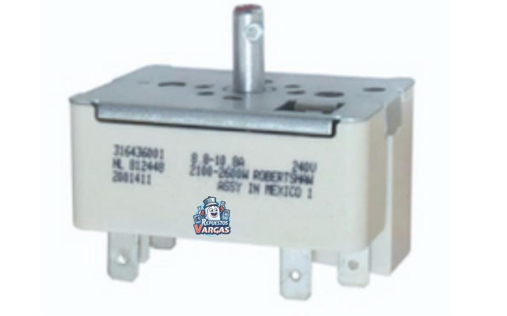 SWITCH COCINA FRIGIDAIRE D/GRANDE 8.8-10 8A