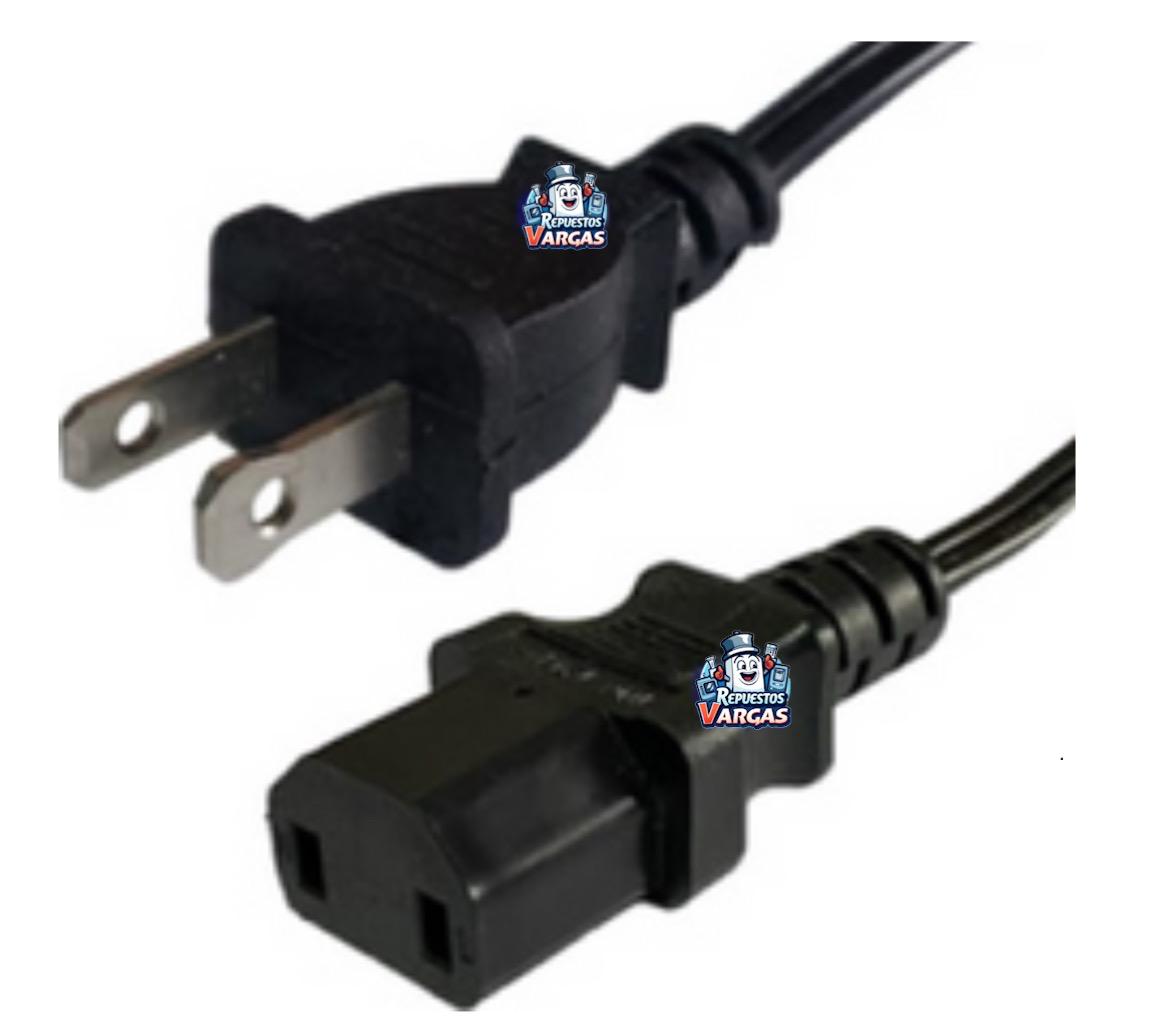 CABLE ARROCERA 2  PINES (NEGRO)