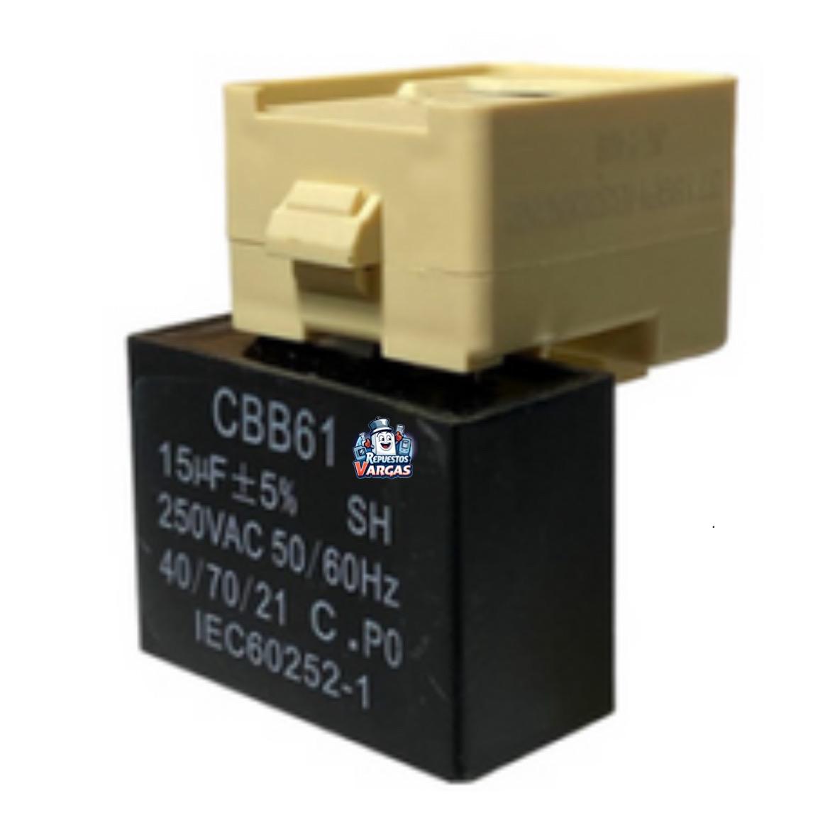 RELAY MABE COMPLETO  C/ CAPACITOR 15uf